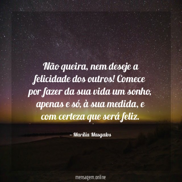 Não queira