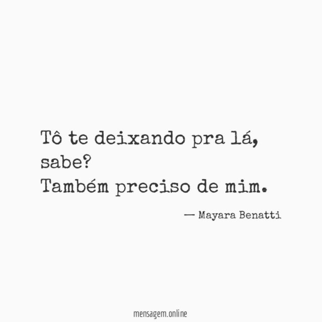 Tô te deixando pra lá