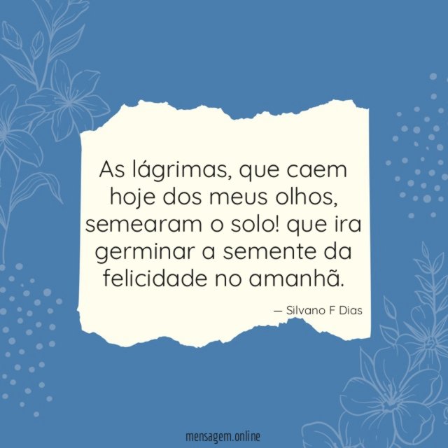 As lágrimas