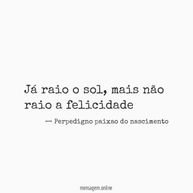 Já raio o sol