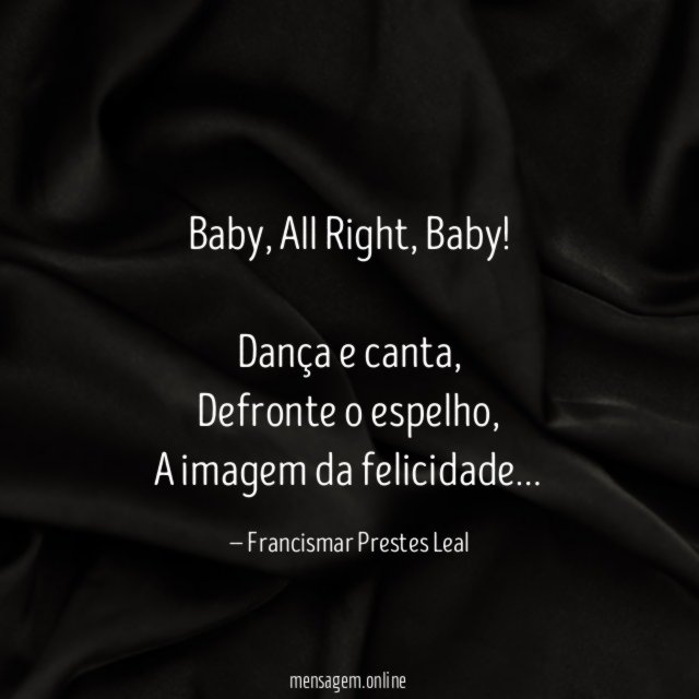Baby, All Right, Baby!
