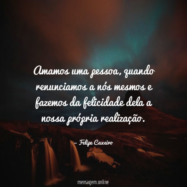 Amamos uma pessoa