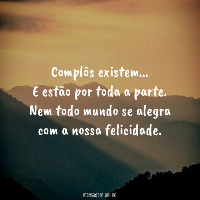 Complôs existem