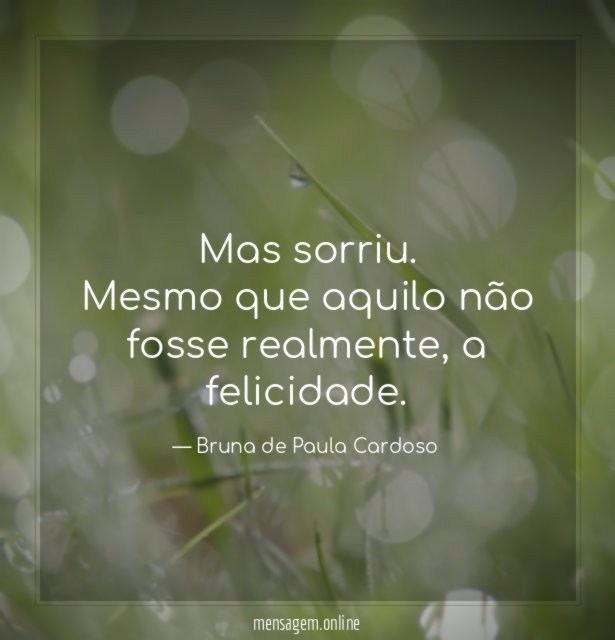 Mas sorriu