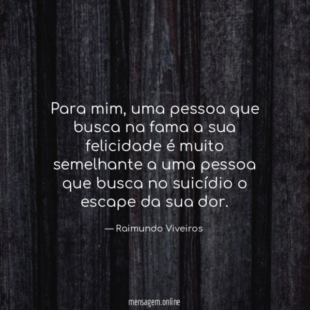 Para mim