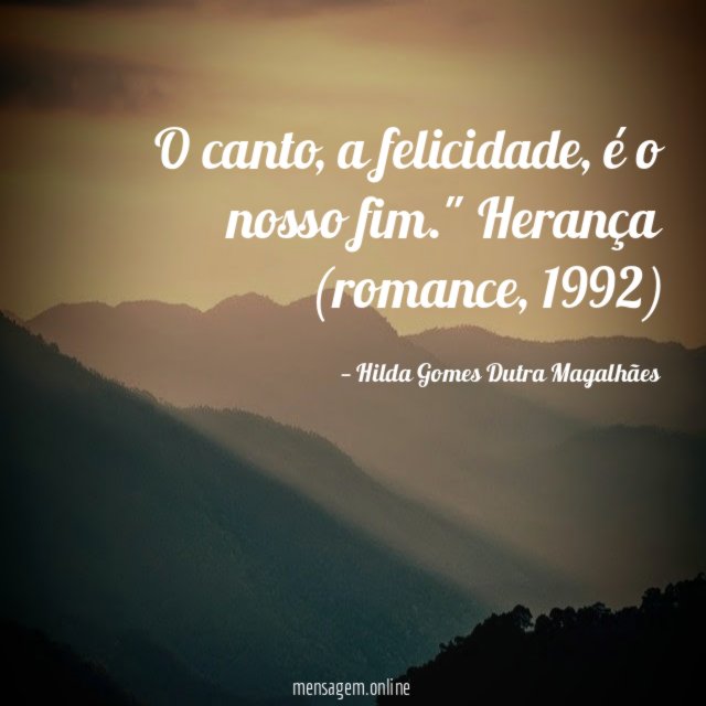 O canto
