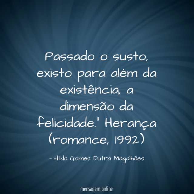 Passado o susto
