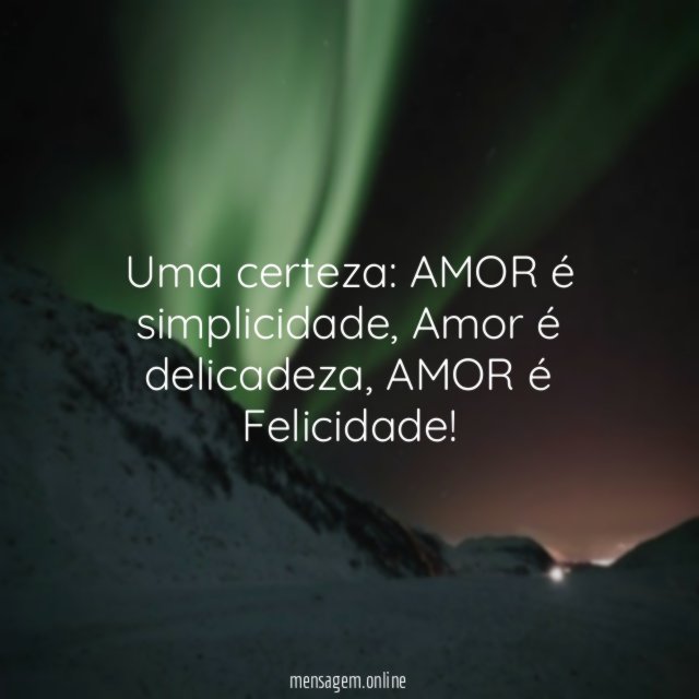 Uma certeza