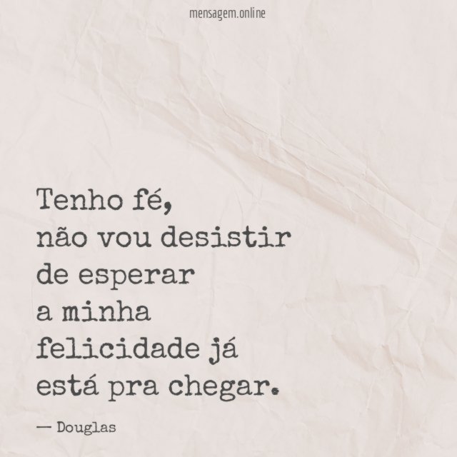 Tenho fé