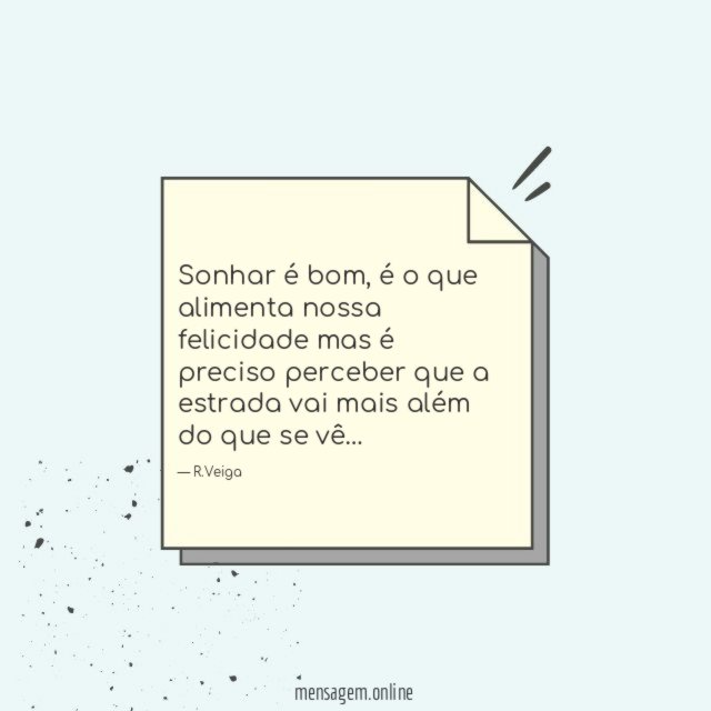 Sonhar é bom