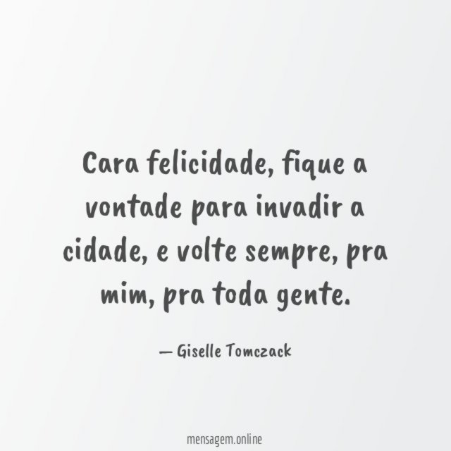 Cara felicidade