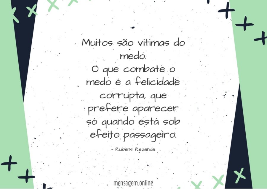 Muitos são vítimas do medo