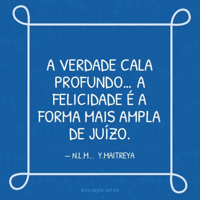 A VERDADE CALA PROFUNDO