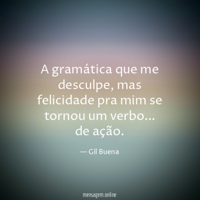 A gramática que me desculpe