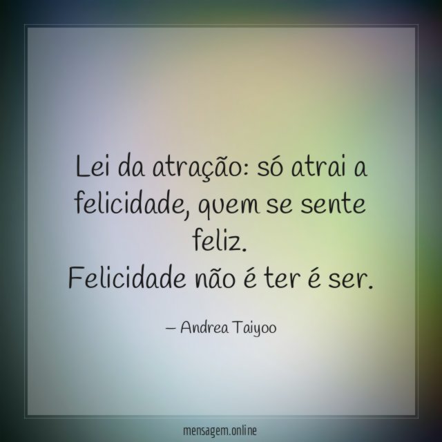 Lei da atração