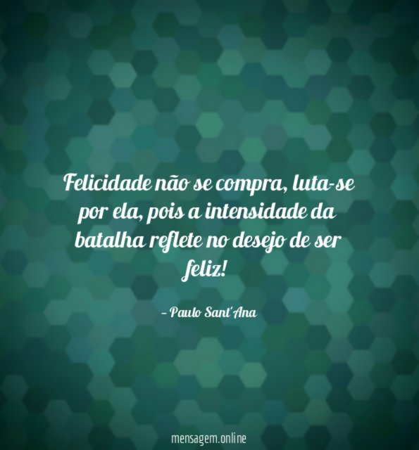 Felicidade não se compra