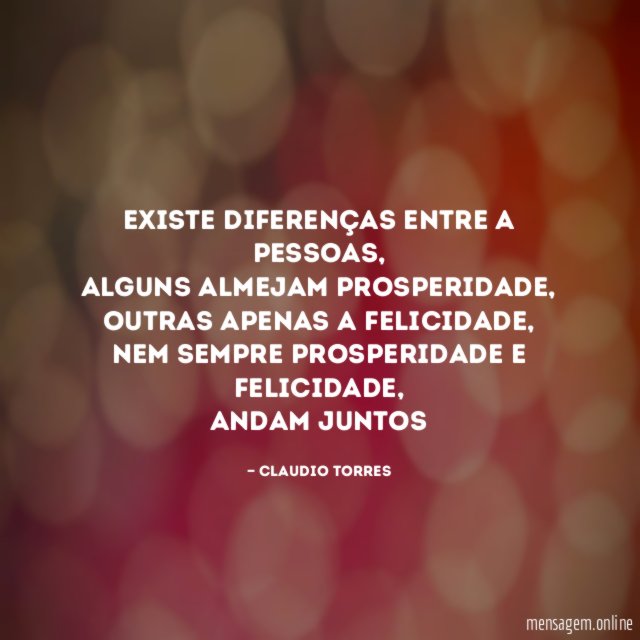 Existe diferenças entre a pessoas