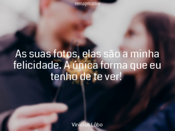 As suas fotos