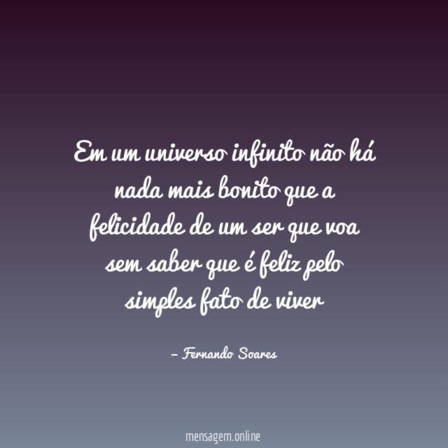 Em um universo infinito não há nada mais