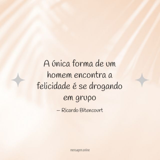 A única forma de um homem encontra a