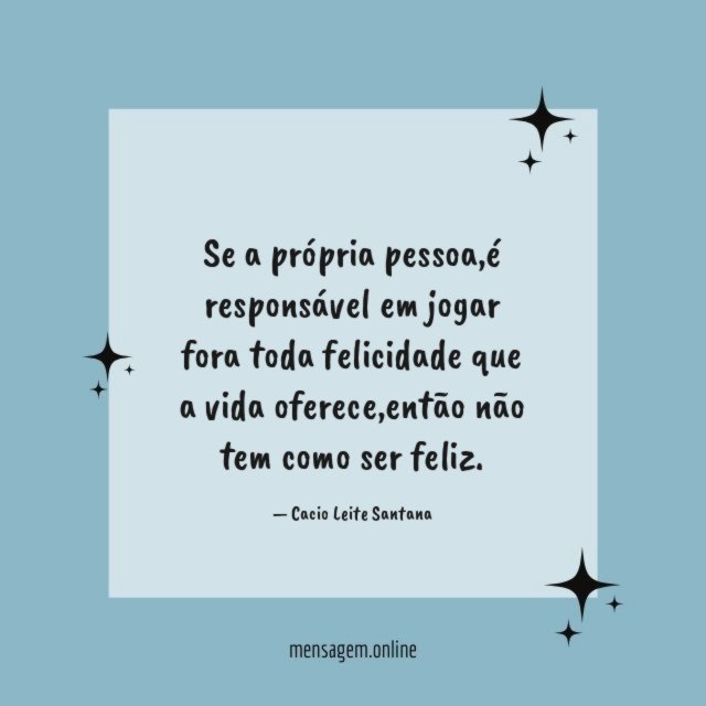 Se a própria pessoa