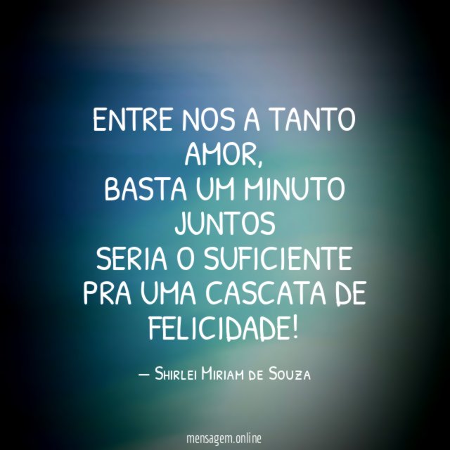 Entre nos a tanto amor
