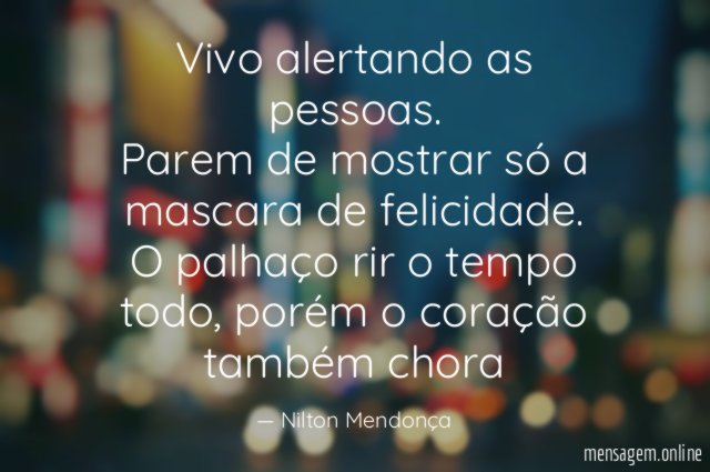 Vivo alertando as pessoas
