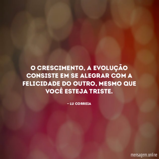 O crescimento