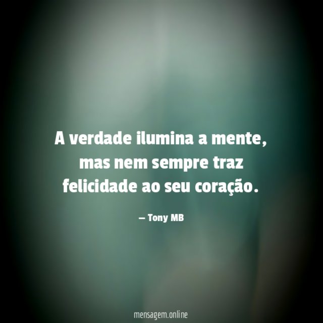 A verdade ilumina a mente