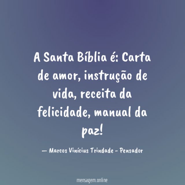 A Santa Bíblia é