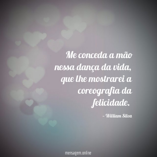 Me conceda a mão nessa dança da vida