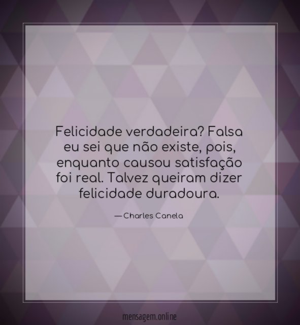 Felicidade verdadeira