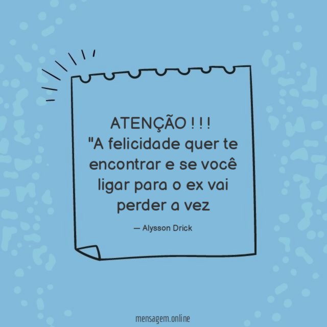 ATENÇÃO