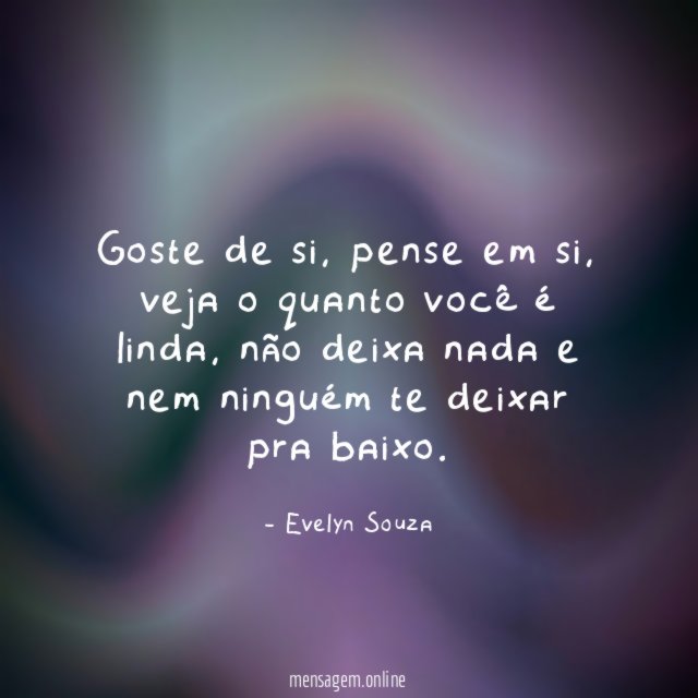 Goste de si