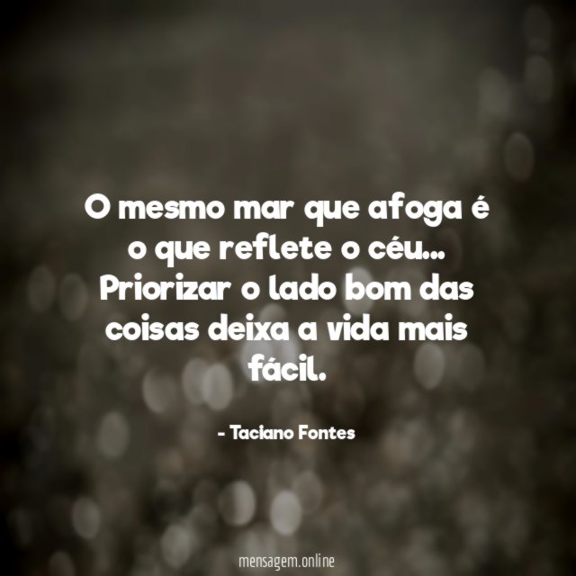 O mesmo mar que afoga é o que reflete o céu