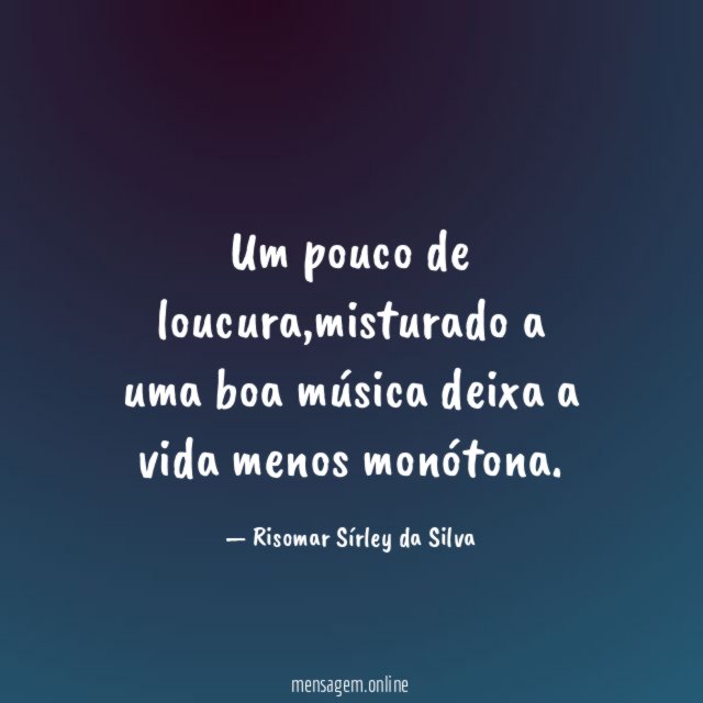 Um pouco de loucura