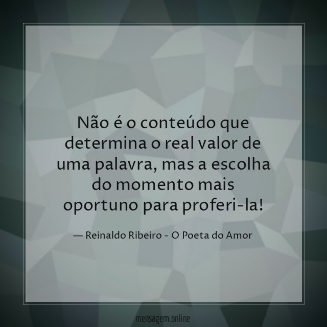 Não é o conteúdo que determina o real