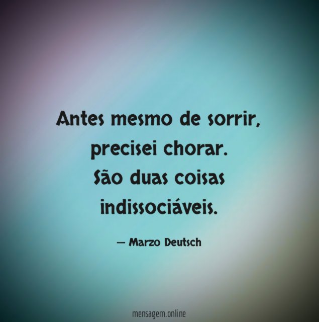 Antes mesmo de sorrir