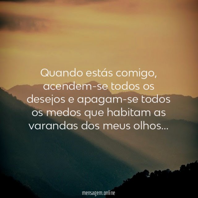 Quando estás comigo