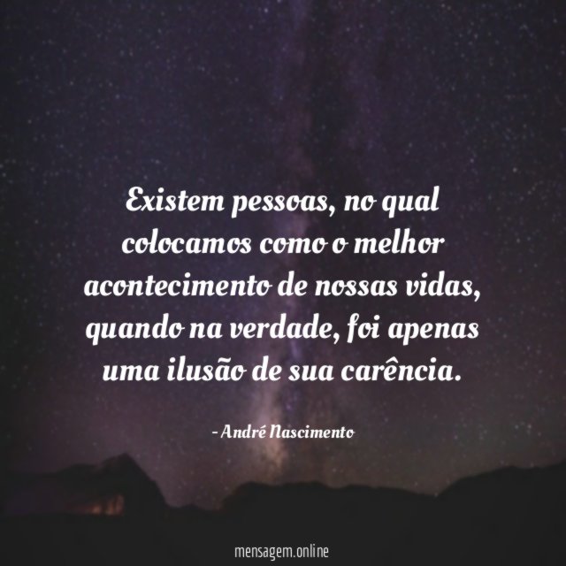 Existem pessoas
