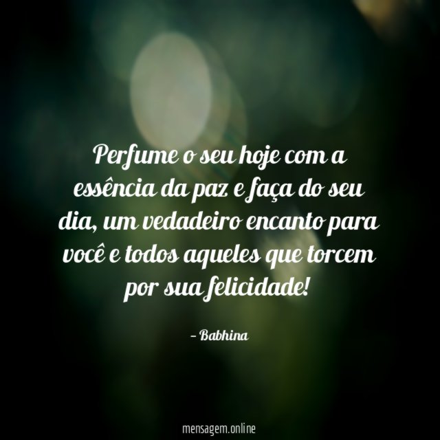 Perfume o seu hoje com a essência da