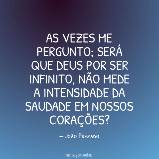 As vezes me pergunto
