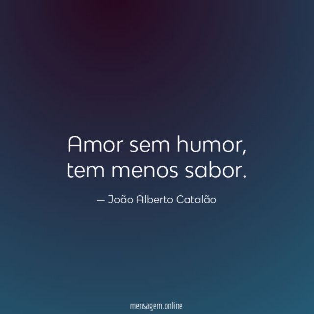 Amor sem humor