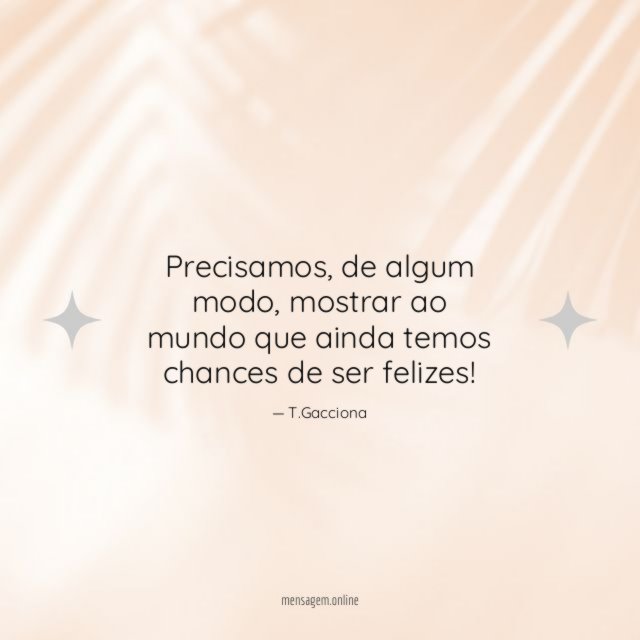 Precisamos