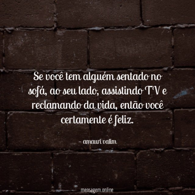 Se você tem alguém sentado no sofá