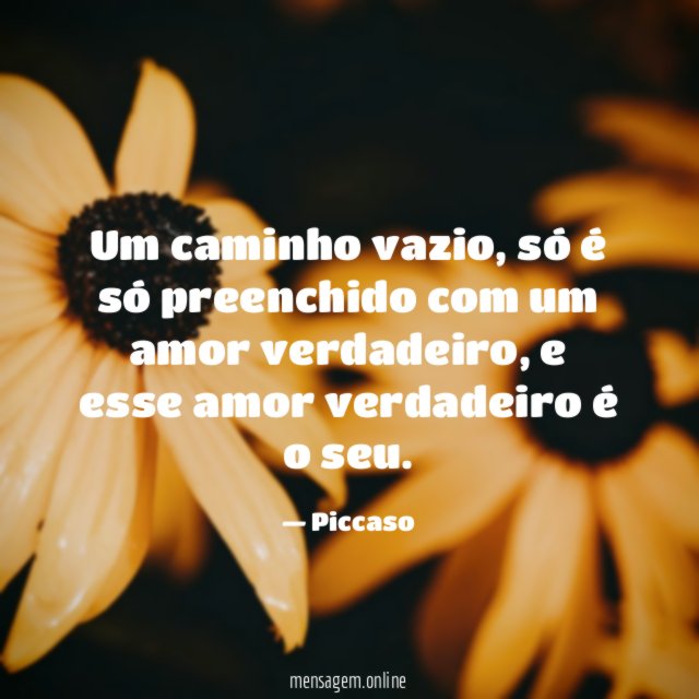 Um caminho vazio