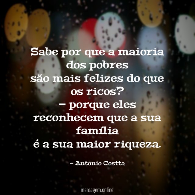 Sabe por que a maioria dos pobres são mais