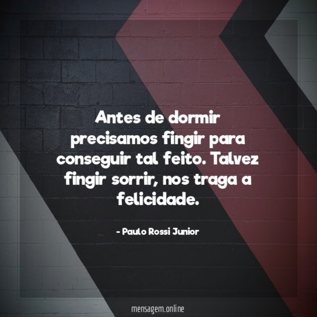 Antes de dormir precisamos fingir para conseguir tal feito