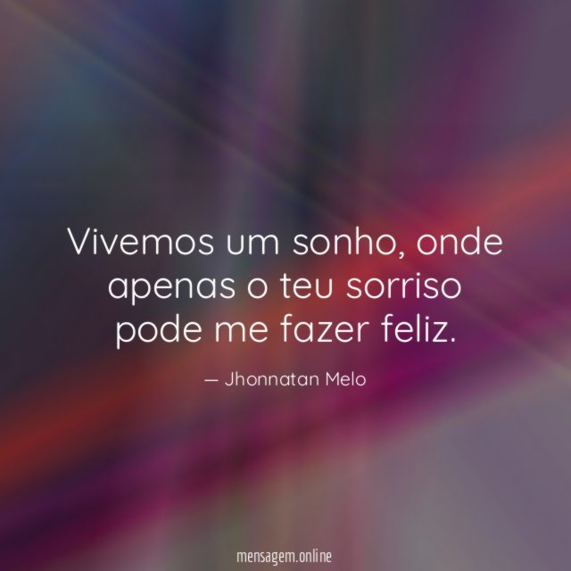 Vivemos um sonho
