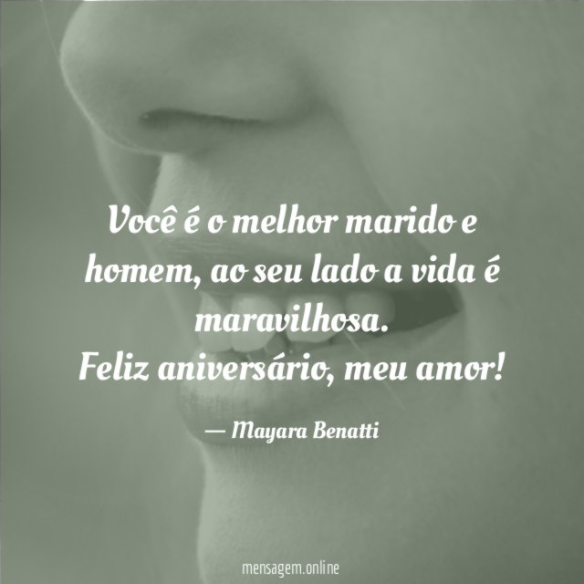 Você é o melhor marido e homem
